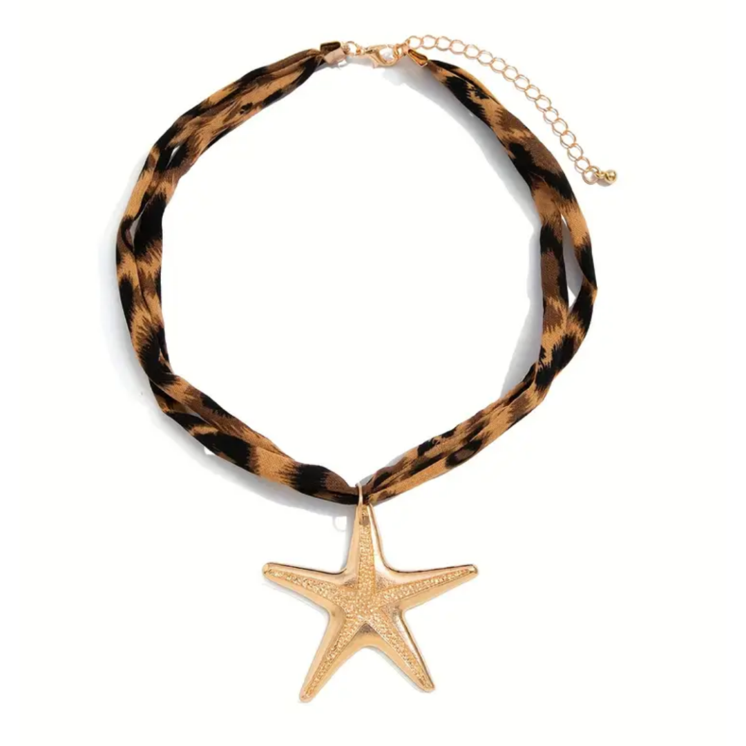 Collier Leopard Etoile