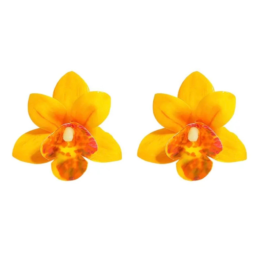 Boucles D'oreille Orchide
