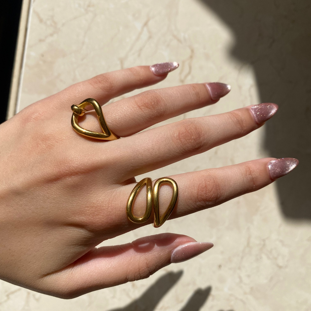 Bague Fleur Ajustable